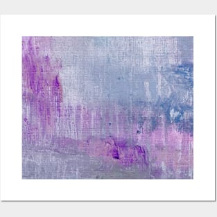 Abstract Oil Painting 10c8 Lillac Amethyst Posters and Art